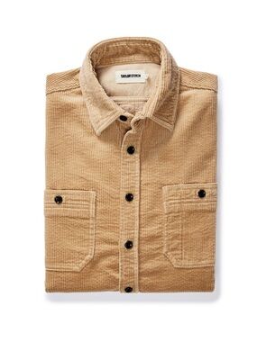 Taylor Stitch Corduroy Button-Up Utility Shirt - Camel